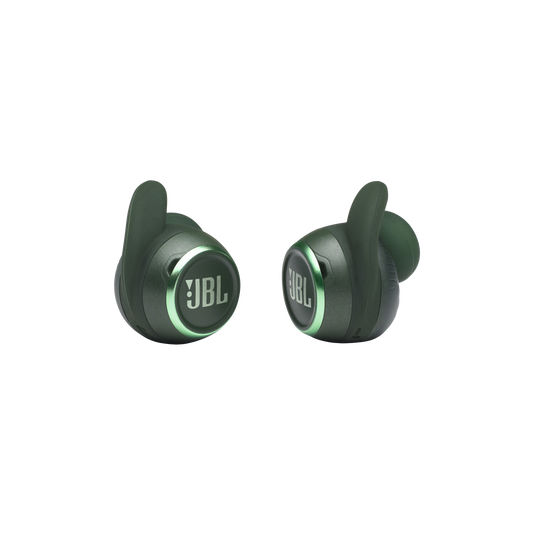 JBL Reflect Mini NC - Green - Waterproof true wireless Noise Cancelling sport earbuds - Detailshot 1